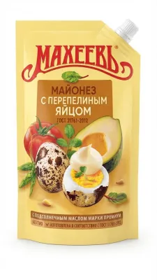 МАЙОНЕЗ «МАХЕЕВЪ С ПЕРЕПЕЛИНЫМ ЯЙЦОМ»