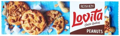 Печенье ROSHEN LoVita c кусочками орехов 150 г