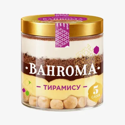 Мороженое Bahroma пинта пломбир Тирамису-кофе, 320 г