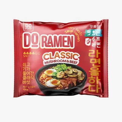 Лапша Do Ramen классическая с грибами и говядиной 109 г