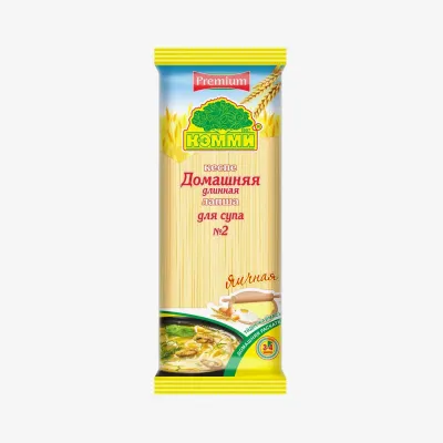 Лапша Кэмми длинная яичная для супа №2 250 г