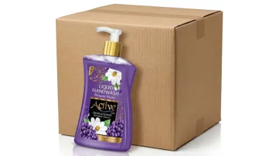 Active жидкое мыло silky dream pearl виноград и цветок 450 мл, в коробке 12 шт
