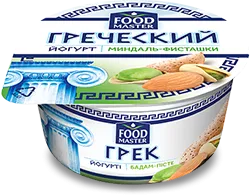 Греческий йогурт Миндаль-Фисташки 7,9% FoodMaster 130 мл