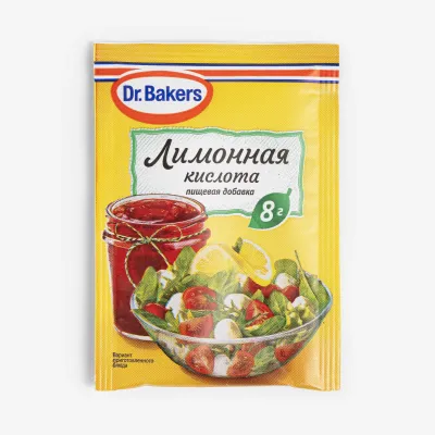 Кислота Dr.Bakers лимонная 8 г