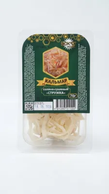Кальмар солено-сушеный «Стружка» (Roksy Snack) 70г