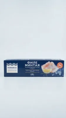 ФИЛЕ МИНТАЯ (МОРОЖЕНОЕ БЕЗ КОЖИ И КОСТЕЙ, КАТЕГОРИЯ А, 1000 Г) — NORDECO