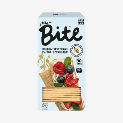 Хлебцы Bite рисово-гречневые хрустящие, 150 г