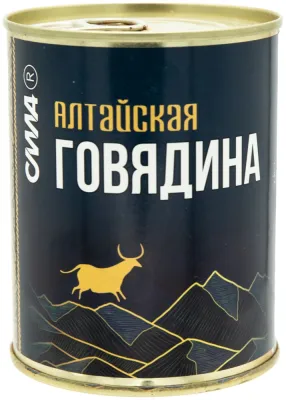 СИЛА Алтайская мясо в собственном соку говядина 340 г