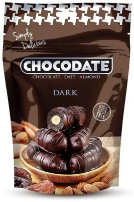 Chocodate финики с миндалём в тёмном шоколаде 100 г