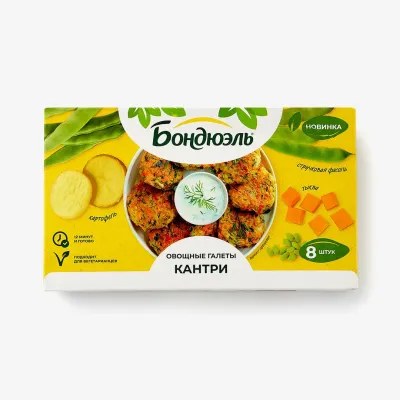 Овощные галеты Bonduelle кантри, 300 г