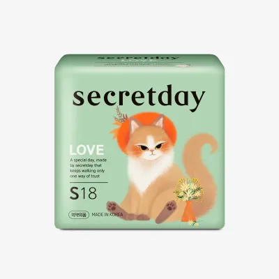 Прокладки SecretDay женские гигиенические LOVE, Small, 18 шт