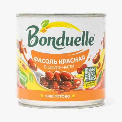 Фасоль Bonduelle консервированная красная в соусе чили, 400 г