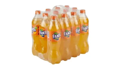 Газированный напиток Fanta, 1 л × 12 шт