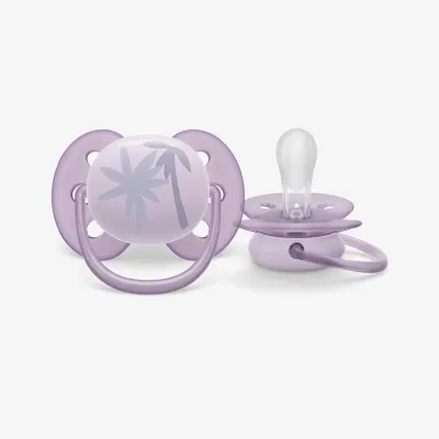 Пустышка Philips AVENT uitrasoft 0-6m девочка, 1 шт, SCF092/03