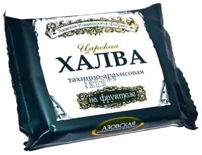 Азовская кондитерская фабрика халва тахинно-арахисовая 180 г