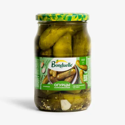 Огурцы Bonduelle маринованные, 720 мл