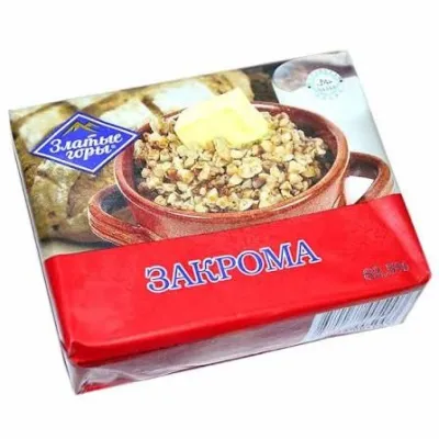 Масло сливочное Златые горы Закрома 82%, 180 г