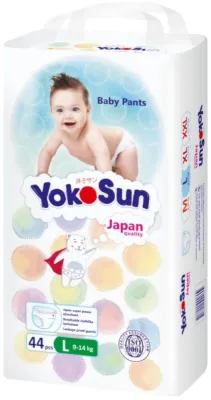 Подгузники-трусики YokoSun L 9-14 кг 44 шт