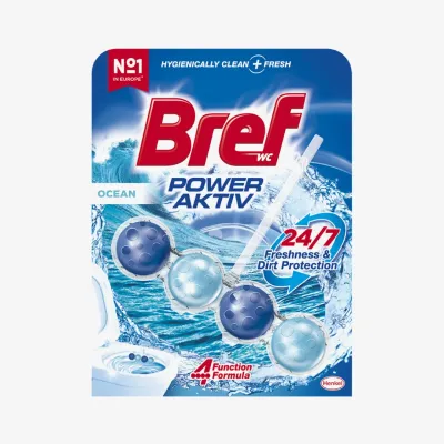 Туалетный блок Bref Power Activ Океанский бриз 1 шт 50 г