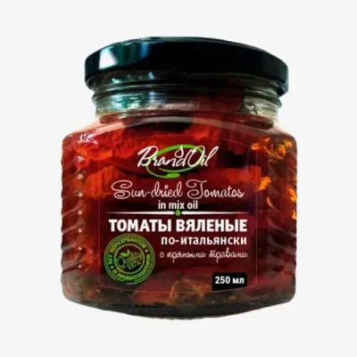 Томаты Brand Oil вяленые по-итальянски с пряными травами 250 мл
