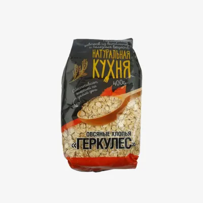 Хлопья Натуральная кухня овсяные геркулес 400 г