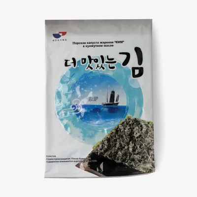 Нори VCA Original обжаренные для роллов и кимбап, 20 г