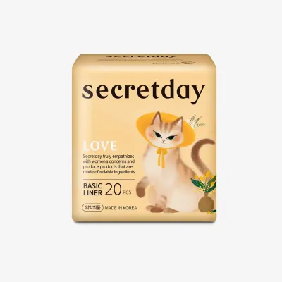 Прокладки SecretDay женские ежедневные LOVE, Basic Liner, 20 шт