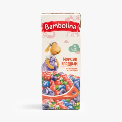 Морс Bambolina ягодный, 200 мл