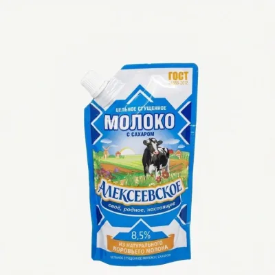 Сгущенное молоко "Алексеевское" 270 гр.