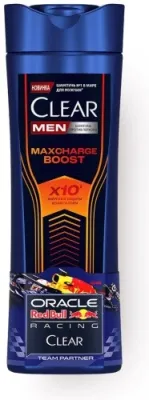 CLEAR ШАМПУНЬ МУЖСКОЙ 380МЛ MAXCHARGE BOOST