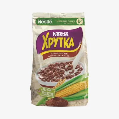 Колечки Хрутка мультизлаковые шоколадные 210 г
