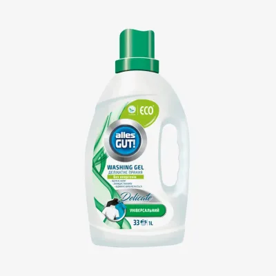 Гель Alles GUT для деликатной стирки универсальный Eco, 1 л