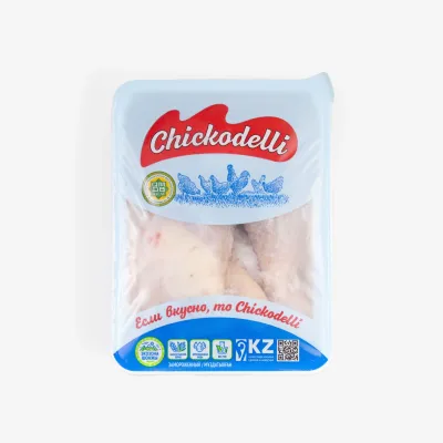 Окорочка Chickodelli куриная замороженная на подложке, кг