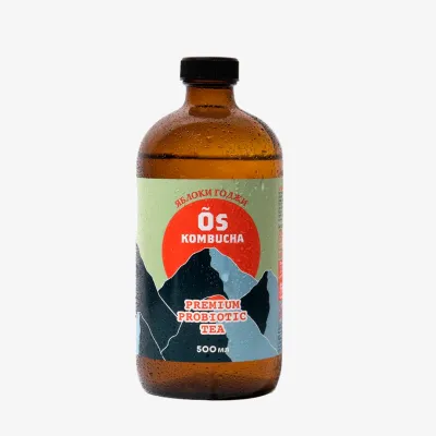 Комбуча Õs Kombucha яблоки годжи 500 мл