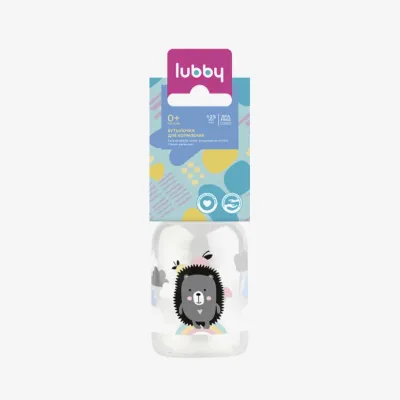 Бутылочка Lubby Малыши и малышки 125 мл