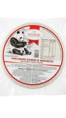 Рисовая Бумага Манеск для Свежих Спринг Роллов 200гр