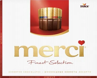 Конфеты шоколадные Merci Finest Selection 250 r