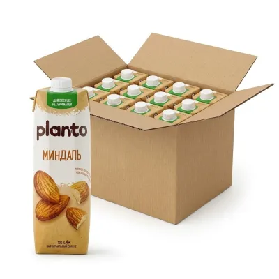 Молоко миндальное "Planto Barista" коробка, 12шт