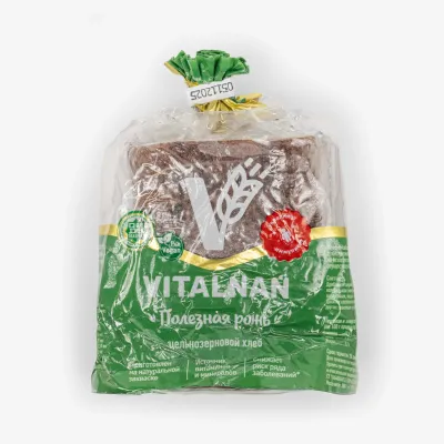 Хлеб Vitalnan цельнозерновой полезная рожь, 300 г