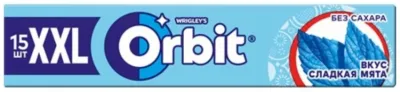 Жевательная резинка Orbit XXL сладкая мята 15 шт