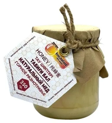 EcoLineFood мед разнотравный, горный 350 г