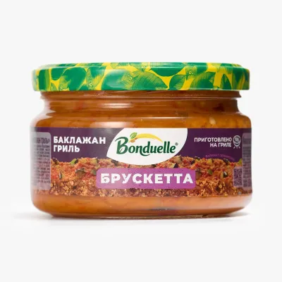 Брускетта Bonduelle баклажан гриль, 250 мл