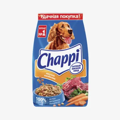 Сухой корм Chappi мясное изобилие, 2.5 кг