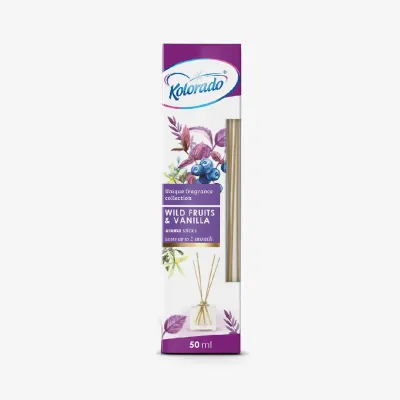 Аромадиффузор Kolorado aroma sticks Wild fruits vanilla, 50 мл