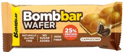 BombBar вафли Wafer капучино 1 ШТ