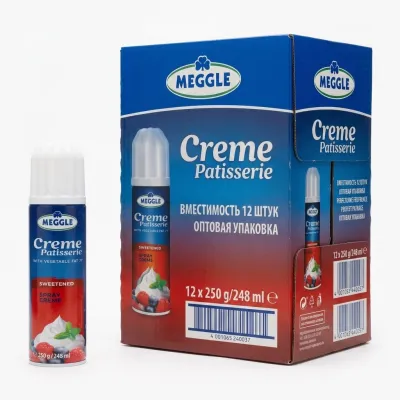 Сливки взбитые "Meggle" в коробке
