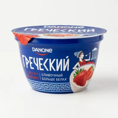 Danone Греческий Йогурт Клубника 120гр