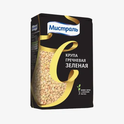 Гречка Мистраль зеленая 450 г