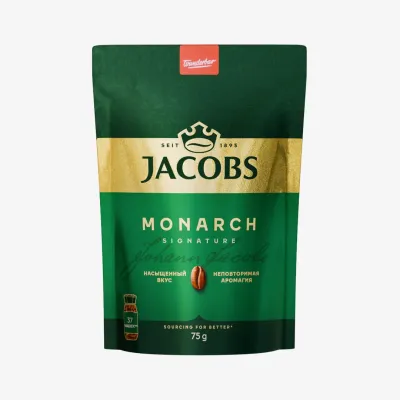 Кофе Jacobs Monarch растворимый сублимированный 75 г