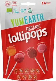 Конфеты леденцы Yum Earth organic lollipops 85 r